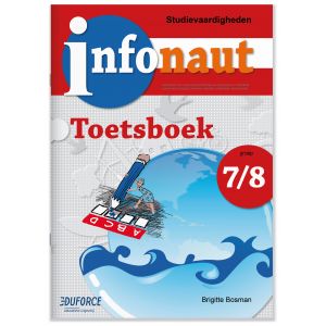 (1 ex.) Infonaut Toetsboek groep 7 en 8 - studievaardigheden