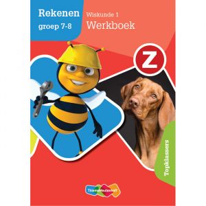 Topklassers Wiskunde deel 1, z-rekenen groep 7 - 8 (5 ex.)